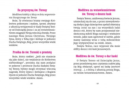 Modlitewnik czcicieli sw Teresy z Lisieux str 48-49